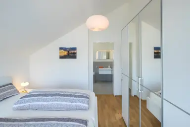 Ferienwohnung Loft Bodman - Erstes Schlafzimmer