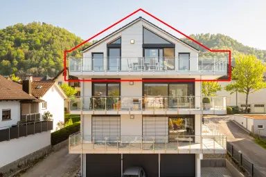 Ferienwohnung Loft Bodman - Loft mit großen Balkonen