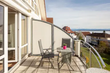 Ferienwohnung Seenest - Traumhafte Aussicht vom Balkon