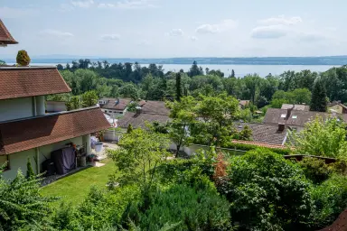 Ferienwohnung Sommerglück - Blick auf den Bodensee