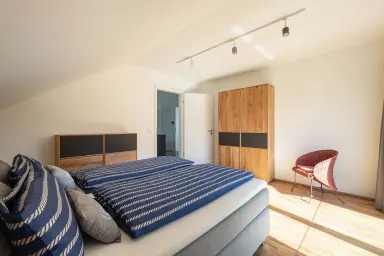 Ferienwohnung Lieblingsplatz - Erstes Schlafzimmer