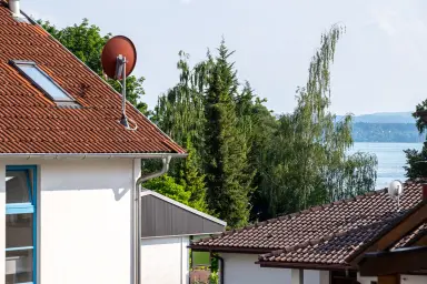 Ferienwohnung Tina - Etwas Seeblick vom Balkon