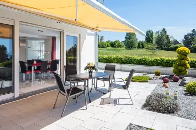 Ferienwohnung Ruheoase - Große, sonnige Terrasse