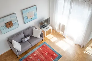 Ferienwohnung Seeblick Nussdorf - Couch