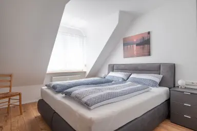 Ferienwohnung Bodenseeufer - Schlafzimmer