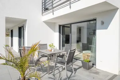 Ferienwohnung Wellenreiter - Eigene Terrasse in Südwest-Sonnenlage