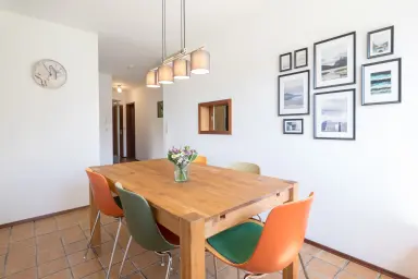 Ferienwohnung "Goldbacher Tobel" - Erhöhter offener Essbereich