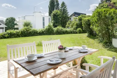 Ferienwohnung Uferresidenz - Terrasse