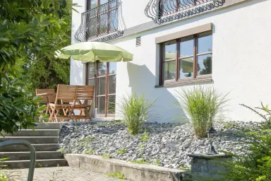 Ferienhaus La Perla  Fewo Seepferdchen - Terrasse in südwestlicher Ausrichtung