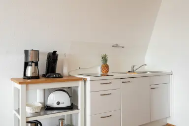 Ferienhaus La Perla  Apartment Seeblick - 1-Zimmer mit Pantry-Küche