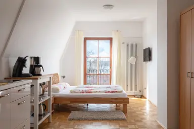 Ferienhaus La Perla  Apartment Seensucht - Seeblick vom Bett aus