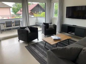 Ferienwohnung Seeluft - Modernes Wohnzimmer