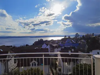 Ferienwohnung Seenest - Traumhafte Aussicht vom Balkon