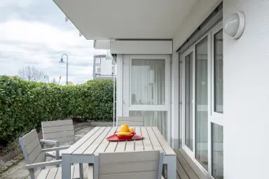 Ferienwohnung Seewinkel - Terrasse