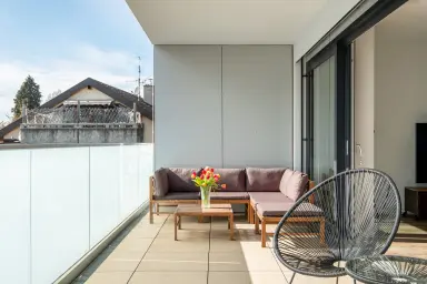 Ferienwohnung Industrial Style - Großzügiger Balkon