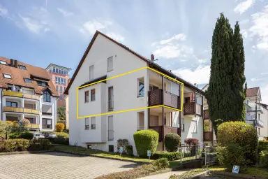 Ferienwohnung Tina - Außenaufnahme mit Wohnung im 1. Stock