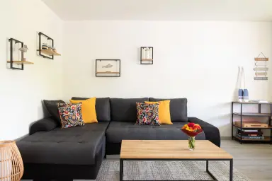 Ferienwohnung Strandgut - Gemütliche Couch