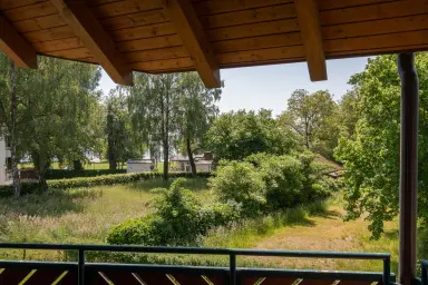 Ferienwohnung Strandgut - Blick vom Balkon