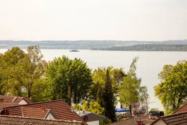 Ferienwohnung Höhenflug - Aussicht vom Balkon
