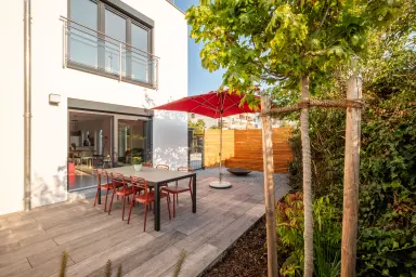 Ferienhaus Lee - Freundliche Terrasse