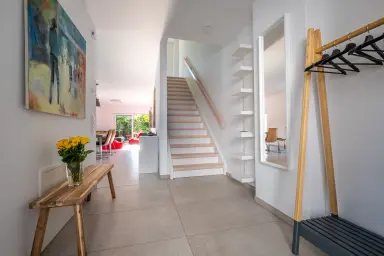 Ferienhaus Lee - Heller und freundlicher Eingangsbereich