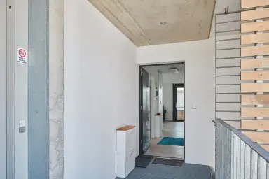 Ferienwohnung Penthouse Glückseeligkeit" - Eingang