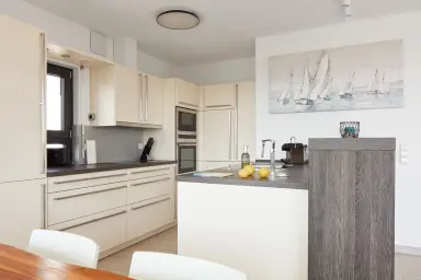 Ferienwohnung Penthouse Glückseeligkeit" - Offene Küche