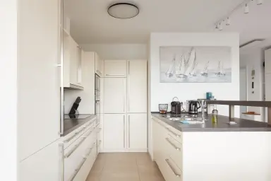 Ferienwohnung Penthouse Glückseeligkeit" - offene Küche
