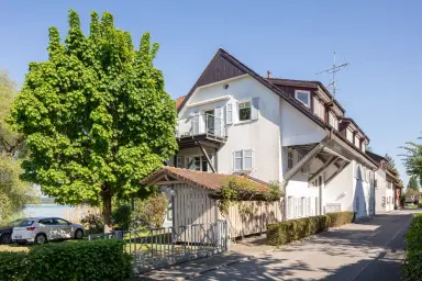 Ferienwohnung Blaupause Reichenau - Heller und freundlicher Wohnraum direkt am Bodensee-Ufer