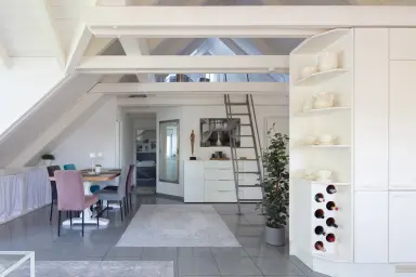 Ferienwohnung Blaupause Reichenau - Heller und freundlicher Wohnraum direkt am Bodensee-Ufer