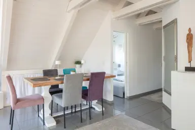 Ferienwohnung Blaupause Reichenau - Heller und freundlicher Wohnraum direkt am Bodensee-Ufer