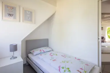 Ferienwohnung Blaupause Reichenau - Heller und freundlicher Wohnraum direkt am Bodensee-Ufer