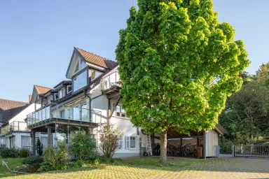 Ferienwohnung Blaupause Reichenau - Heller und freundlicher Wohnraum direkt am Bodensee-Ufer
